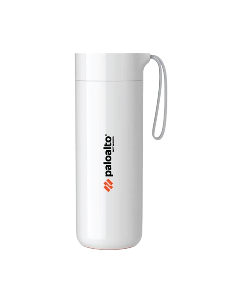 Artiart Butterfly Thermal Suction Bottle- White- 400ml